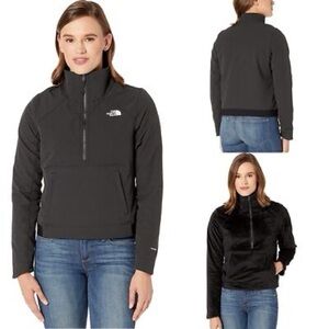 The North Face Jacket Shelbe Raschel Pullover 1/4 Zip Reversible Anorak